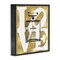 Stupell Industries Gold & White Love Perfume Framed Giclee Wall Art Design by Madeline Blake